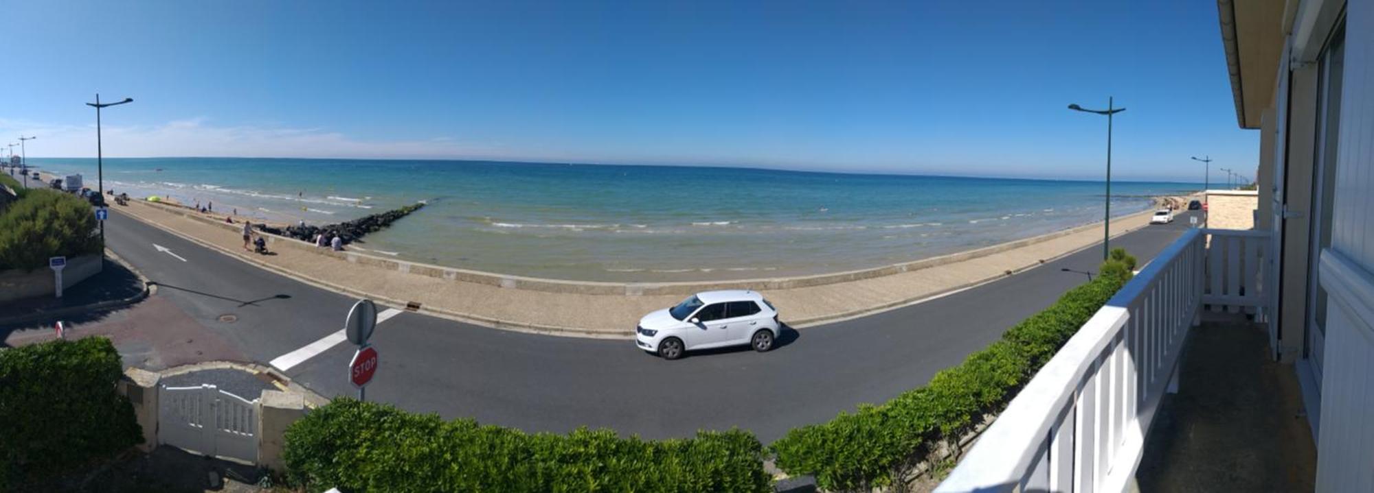 Vue Exceptionnelle En Front De Mer, 8 Personnes Ver-sur-Mer Bagian luar foto