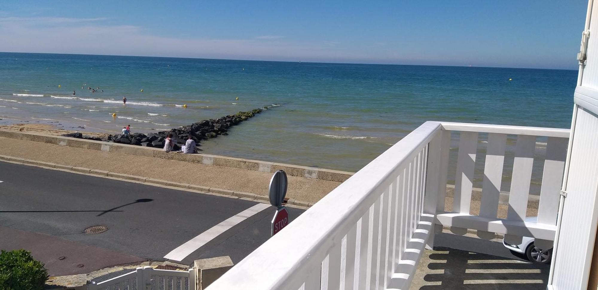 Vue Exceptionnelle En Front De Mer, 8 Personnes Ver-sur-Mer Bagian luar foto