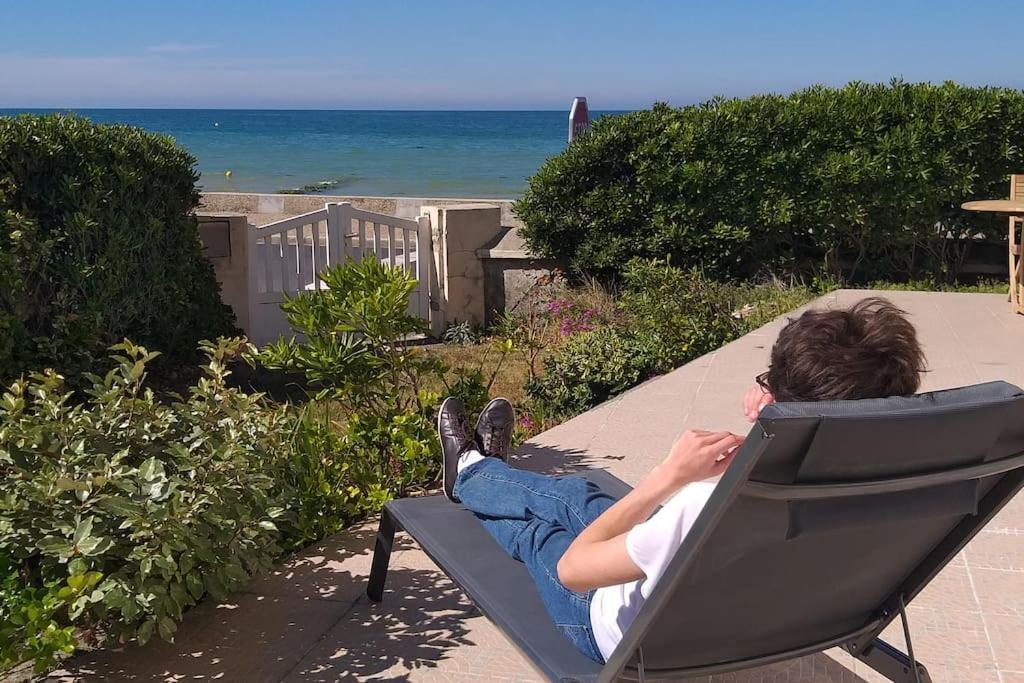 Vue Exceptionnelle En Front De Mer, 8 Personnes Ver-sur-Mer Bagian luar foto
