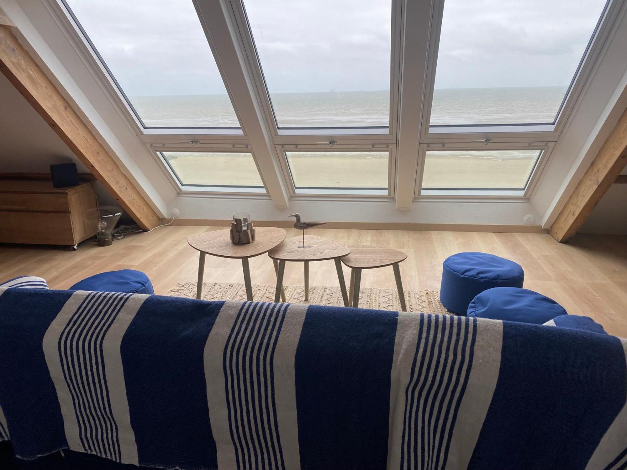 Vue Exceptionnelle En Front De Mer, 8 Personnes Ver-sur-Mer Bagian luar foto