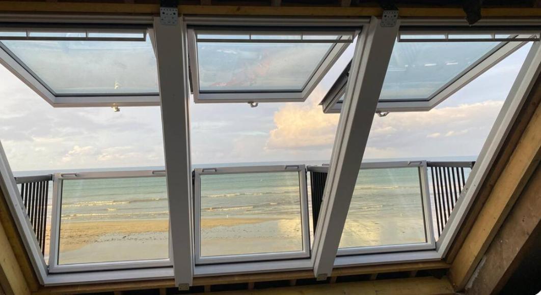 Vue Exceptionnelle En Front De Mer, 8 Personnes Ver-sur-Mer Bagian luar foto